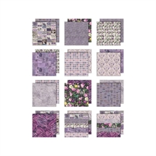 Tim Holtz Paper 8x8" - Palette Collection / Purple